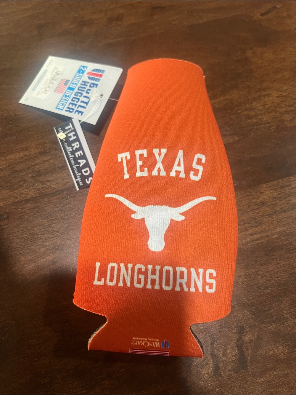 Texas Longhorns Orange Can Cooler - White Logo